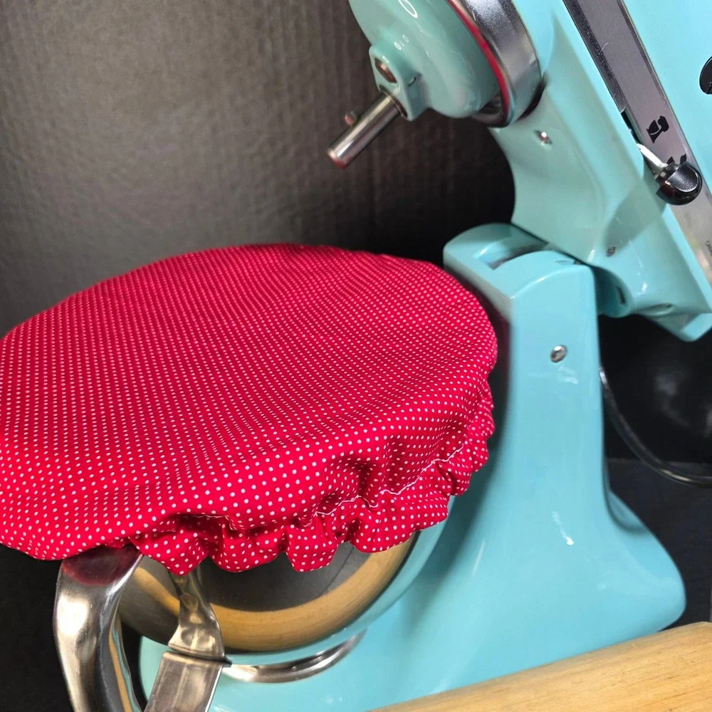 Pokemom Pikachu / Red Dot Reversible KitchenAid‎ Mixer Mixing Bowl Cover Baking